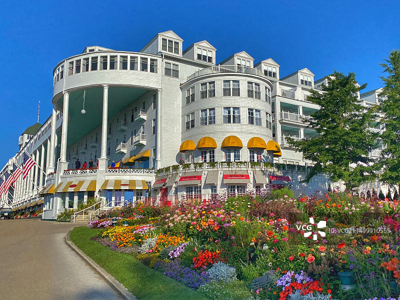 麦基诺岛上的宏伟酒店图片素材