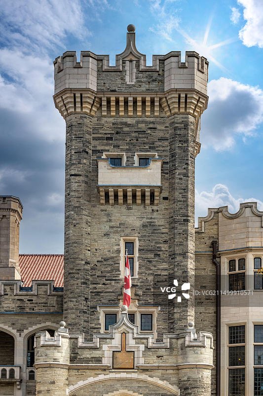 卡萨罗马城堡的外部建筑图片素材