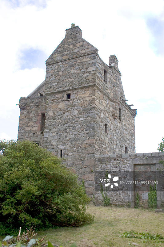 卡斯路思城堡，苏格兰邓弗里斯和盖洛韦地区图片素材