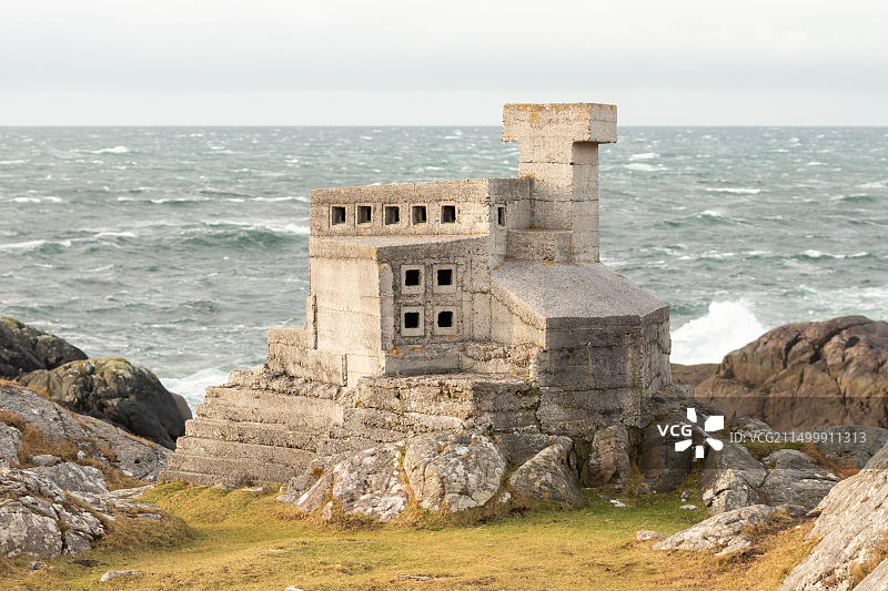 苏格兰高地阿赫梅尔维奇的隐士城堡图片素材