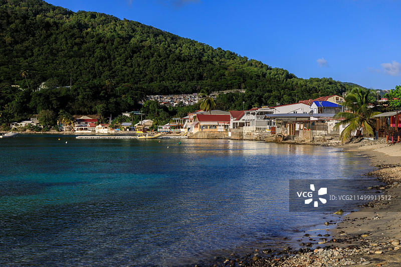 瓜德罗普岛巴斯特尔德塞海滨风光图片素材