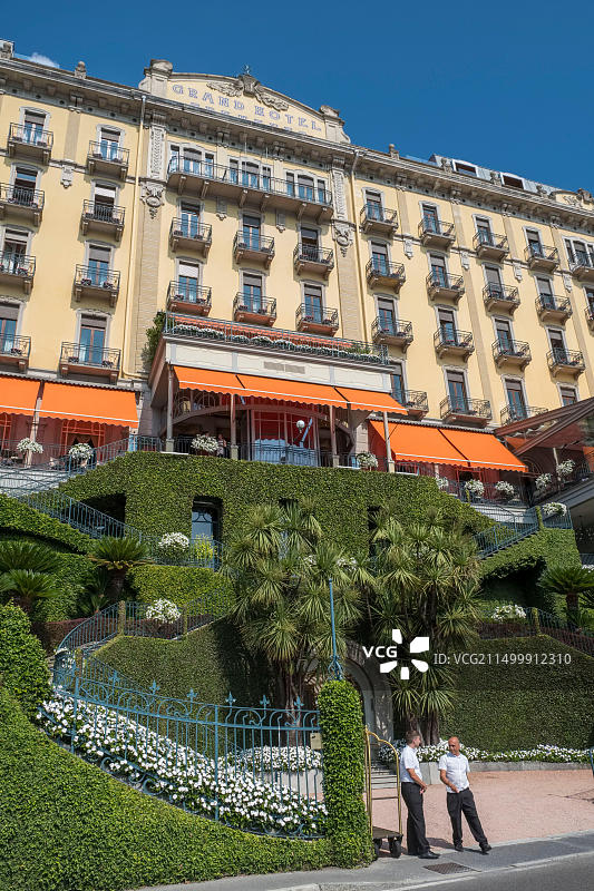 意大利伦巴第科莫湖特雷梅佐大酒店图片素材