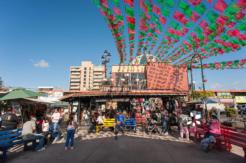 墨西哥蒂华纳伊达尔戈市场图片素材