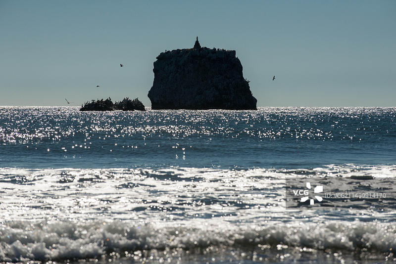 圣布拉斯，纳亚里特州，墨西哥：白色佩特拉，雷伊岛图片素材