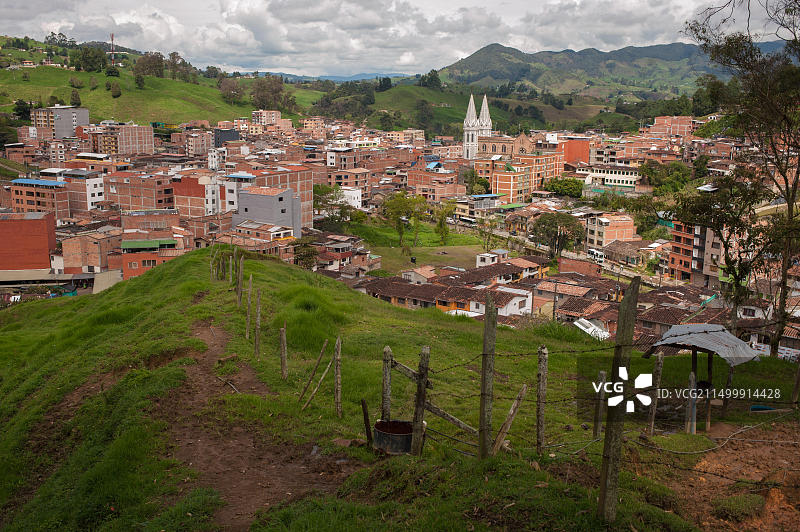 哥伦比亚唐马蒂亚斯城市景观图片素材