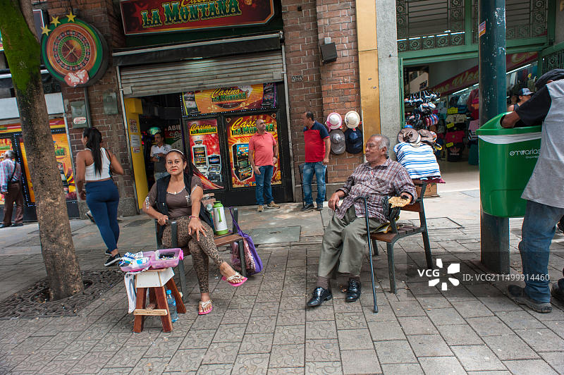 哥伦比亚安蒂奥基亚省麦德林街景图片素材
