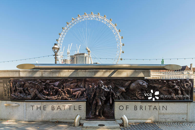 英国伦敦不列颠战役纪念碑图片素材