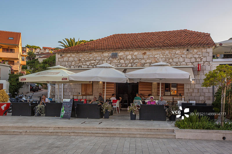 克罗地亚赫瓦尔岛耶尔萨，2018年图片素材