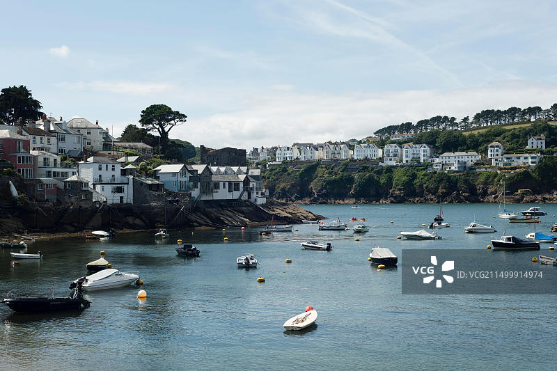 英国康沃尔郡福伊港（2018年）图片素材