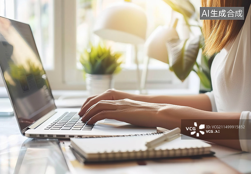 【AI数字艺术】居家办公工作计划图片素材