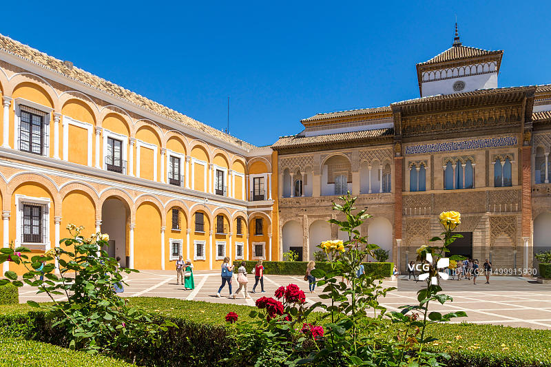 西班牙塞维利亚王宫图片素材