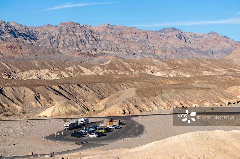 美国加州死亡谷国家公园扎布里斯基角图片素材