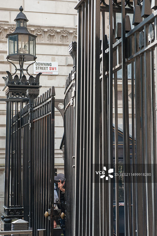 伦敦唐宁街，英国图片素材