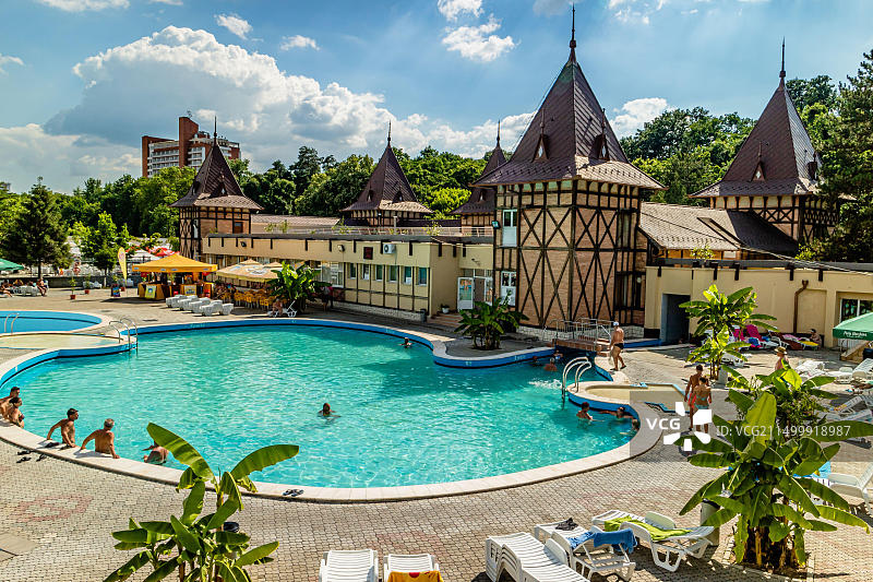 罗马尼亚奥拉迪亚拜莱-费利克斯温泉浴场图片素材