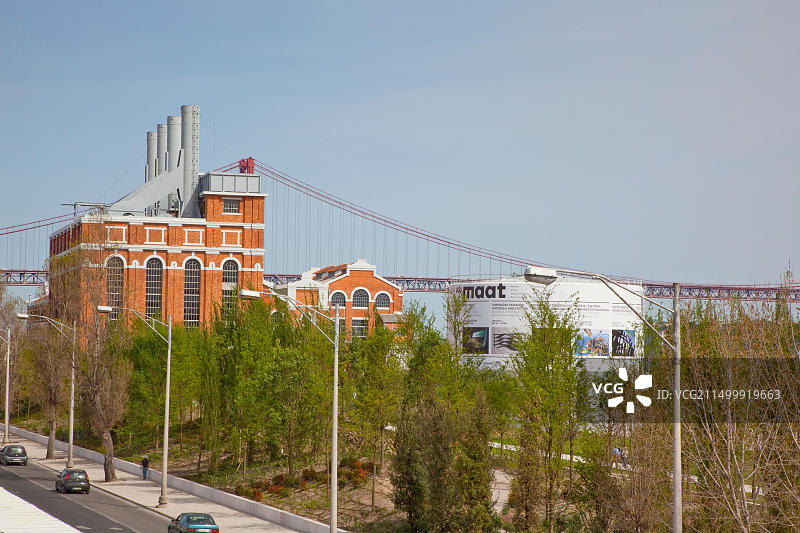 葡萄牙里斯本艺术、建筑与技术博物馆：特茹河畔的发电站图片素材