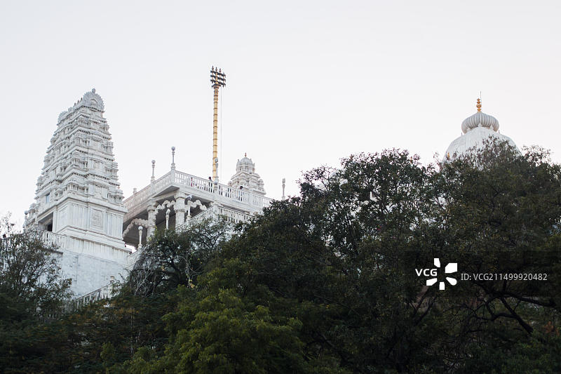 印度海得拉巴比拉曼迪尔寺庙景观图片素材
