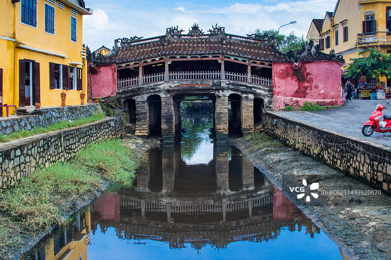 越南会安的日本桥图片素材