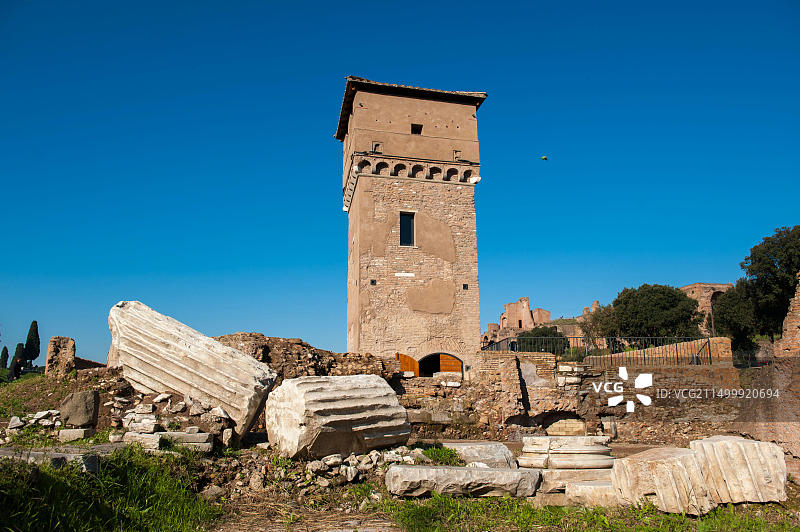 意大利罗马：马克西穆斯竞技场考古遗址图片素材