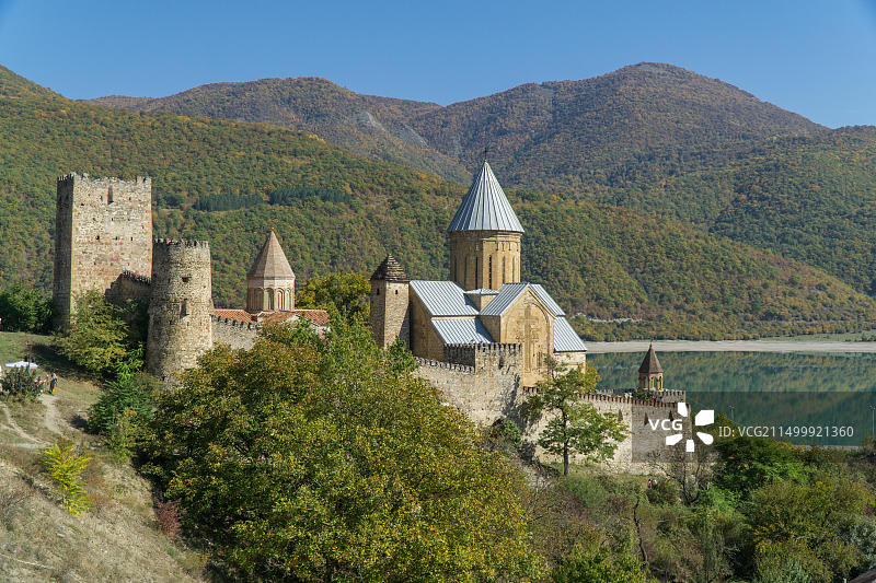 格鲁吉亚阿南uri要塞，位于第比利斯70公里处图片素材