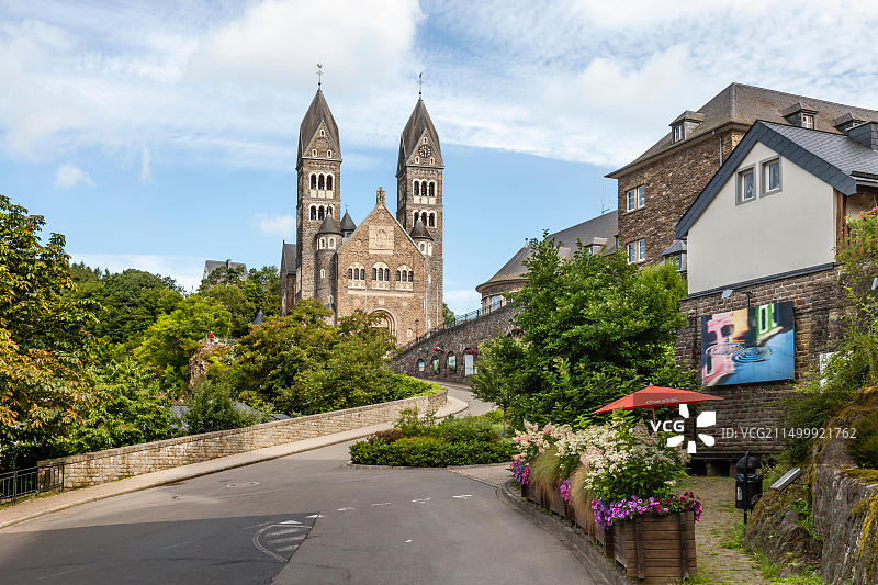 卢森堡克莱沃的教堂图片素材