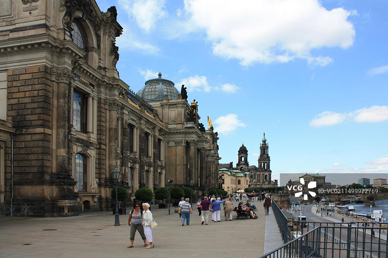 德累斯顿老城景观图片素材