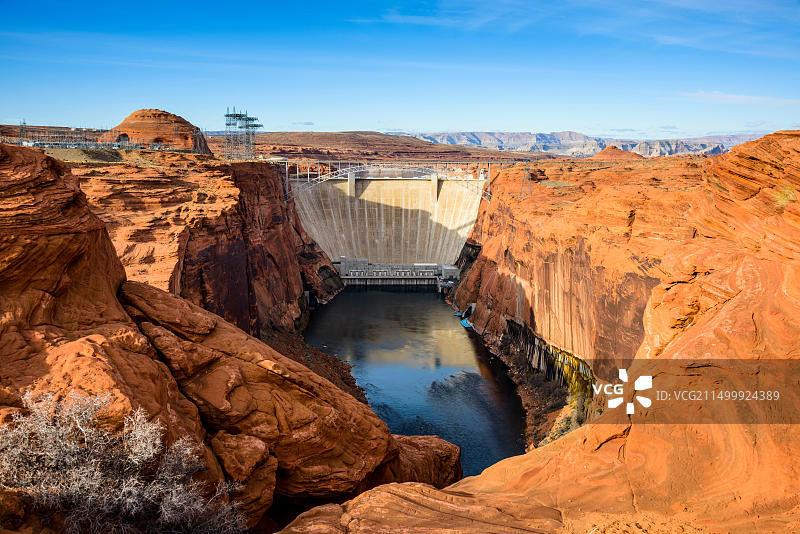 格伦峡谷大坝图片素材