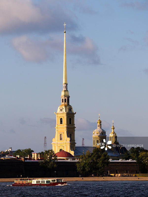俄罗斯圣彼得堡：彼得保罗大教堂图片素材