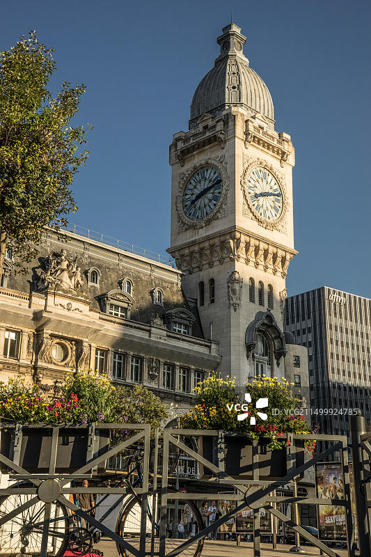 法国巴黎里昂车站图片素材