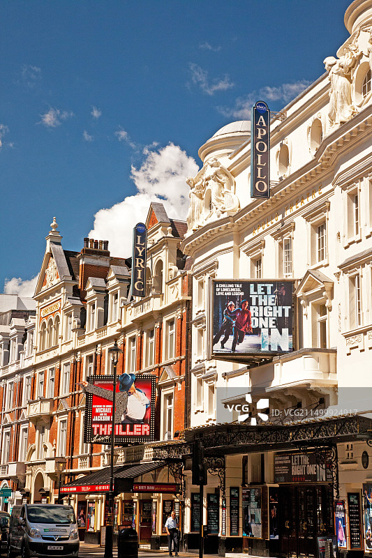 伦敦新士伯利大街剧院区图片素材