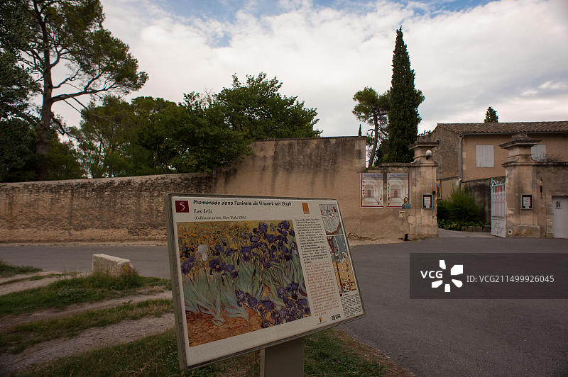 法国圣雷米：梵高住院的圣保罗医院图片素材