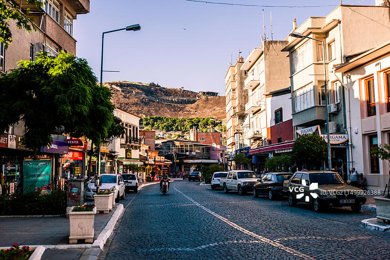 土耳其小镇的街道，2013年图片素材