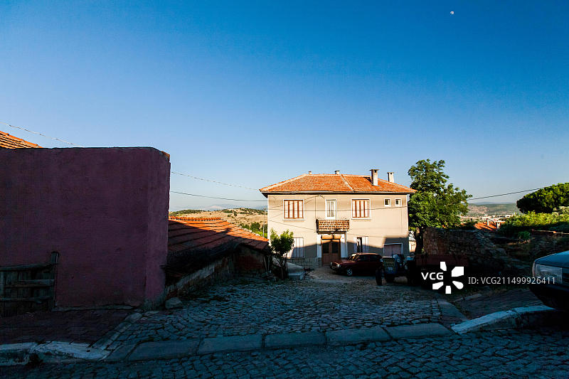 土耳其小镇的街道，2013年图片素材
