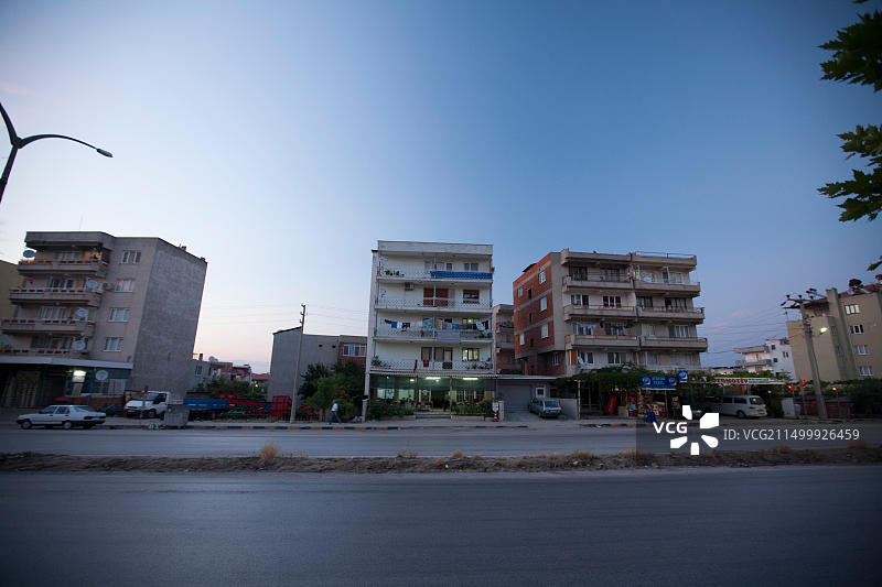 土耳其小镇的街道，2013年图片素材