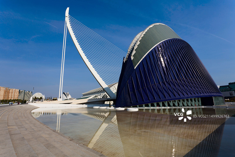 西班牙瓦伦西亚艺术科学城图片素材