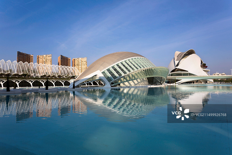 西班牙瓦伦西亚艺术科学城图片素材