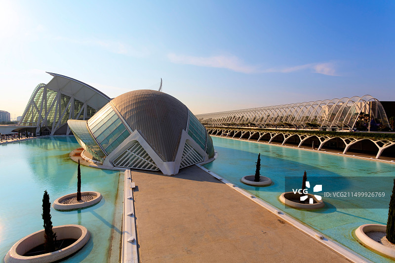 西班牙瓦伦西亚艺术科学城图片素材