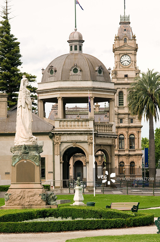 本迪戈RSL纪念馆、军事博物馆和邮局图片素材