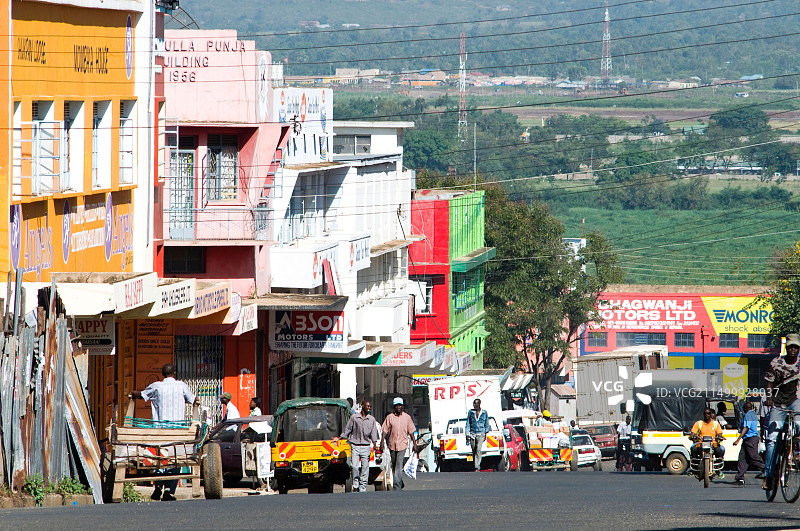 肯尼亚基苏木街景图片素材