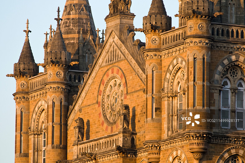 印度孟买贾特拉帕蒂·希瓦吉终点站图片素材