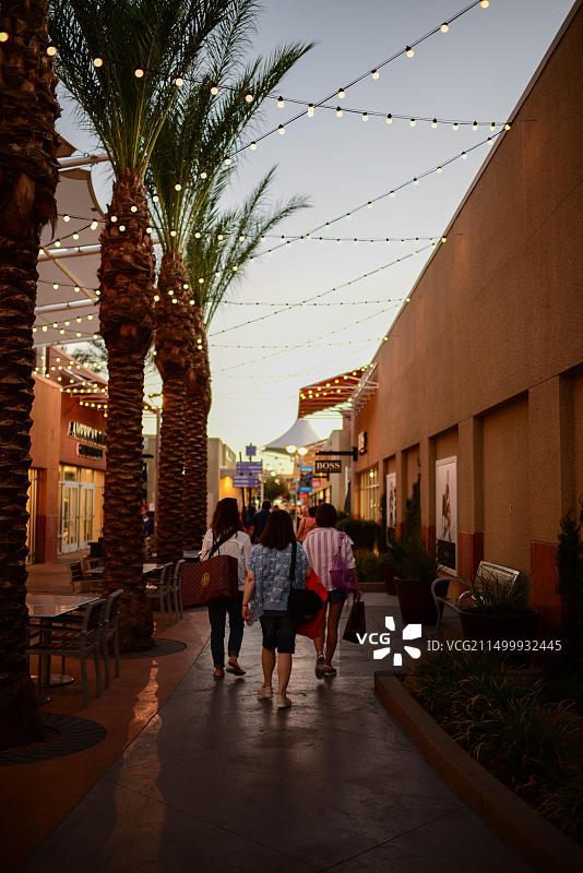 拉斯维加斯北部名牌折扣购物中心图片素材