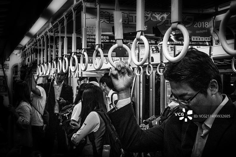 日本东京的火车旅行图片素材