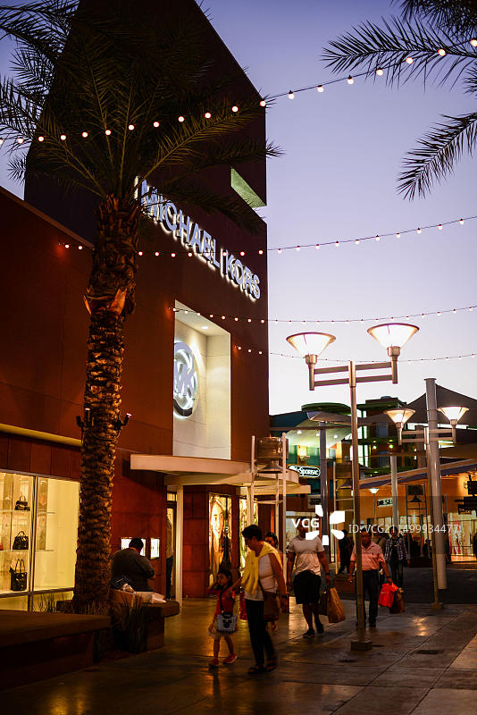 拉斯维加斯北部名牌折扣购物中心图片素材