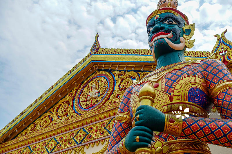 槟城查亚芒卡拉兰泰佛寺，马来西亚，亚洲图片素材