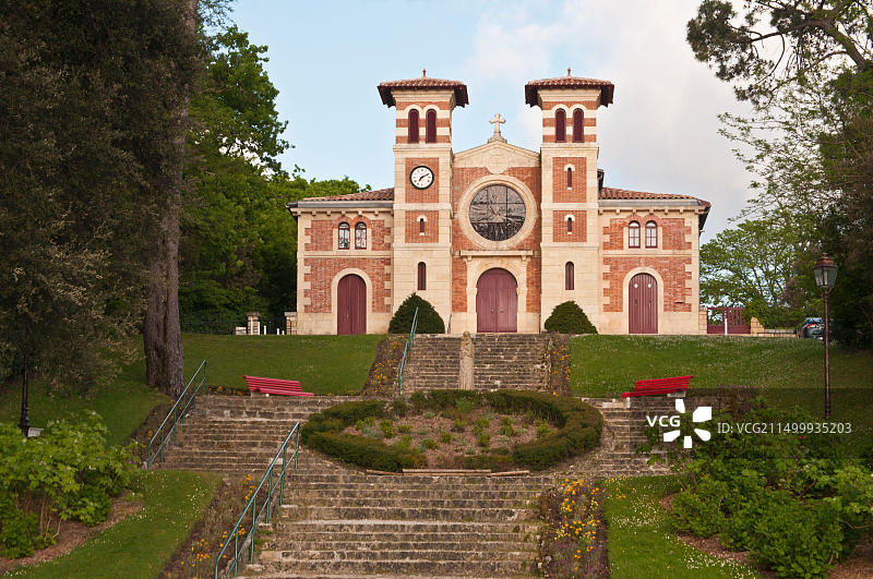 阿卡雄穆勒圣母教堂，吉伦特省(33)，阿基坦大区，法国图片素材