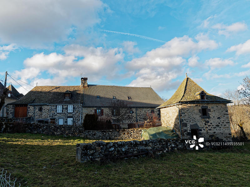 法国康塔尔省奥拉杜尔村图片素材