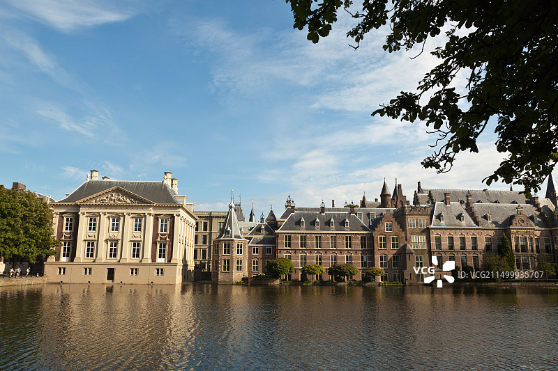 海牙莫瑞泰斯皇家美术馆和国会大厦图片素材