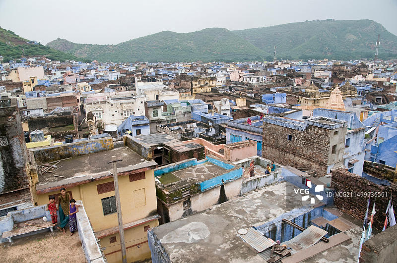 印度拉贾斯坦邦邦迪的房屋和建筑图片素材