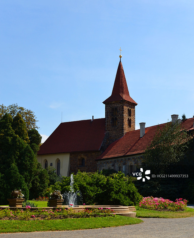 捷克共和国普鲁霍尼采城堡图片素材