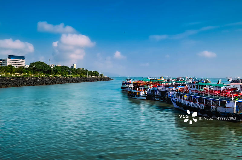 阿波罗邦德（华盛顿码头）渔船港口景观图片素材