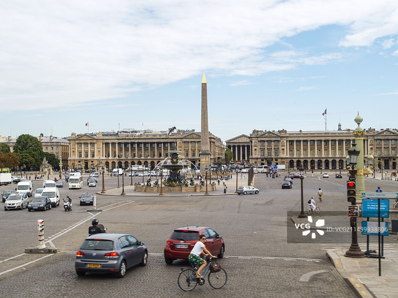法国巴黎协和广场图片素材